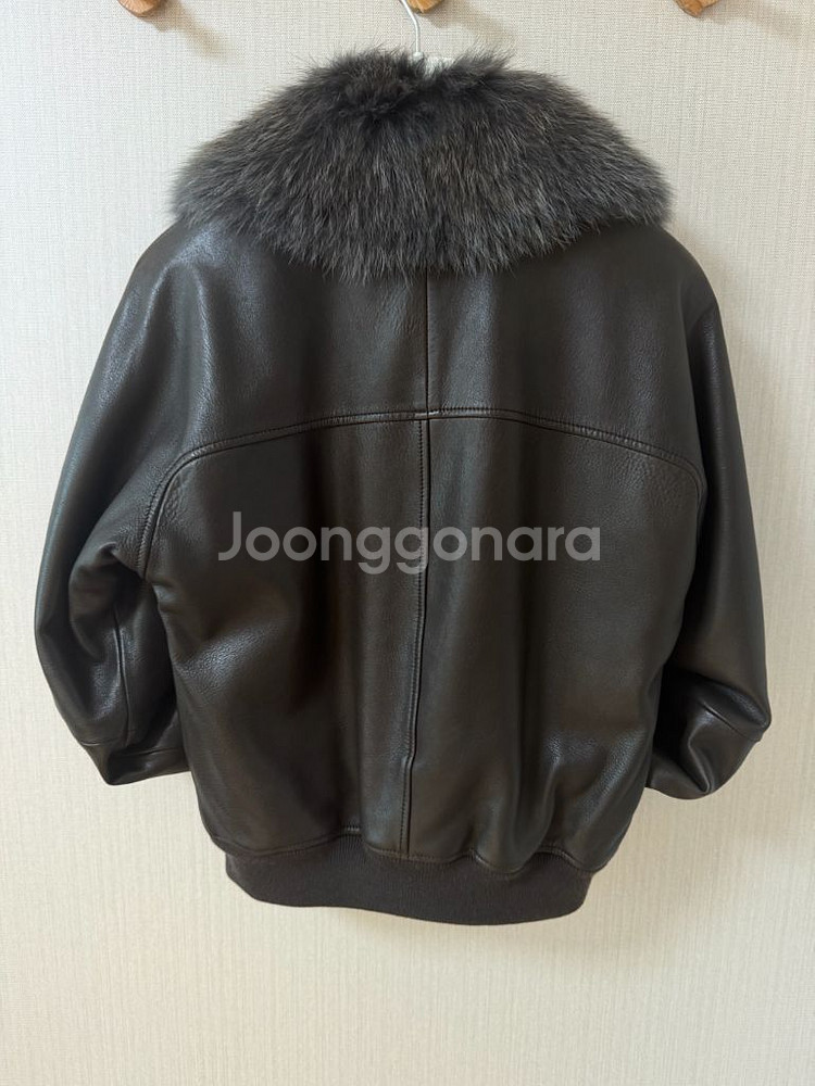 구찌 송치가죽 토끼털 퍼 가죽자켓 톰포드 디자인--1