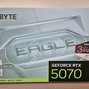 미개봉) 기가바이트 RTX 5070 SFF 화이트 OC 새제품