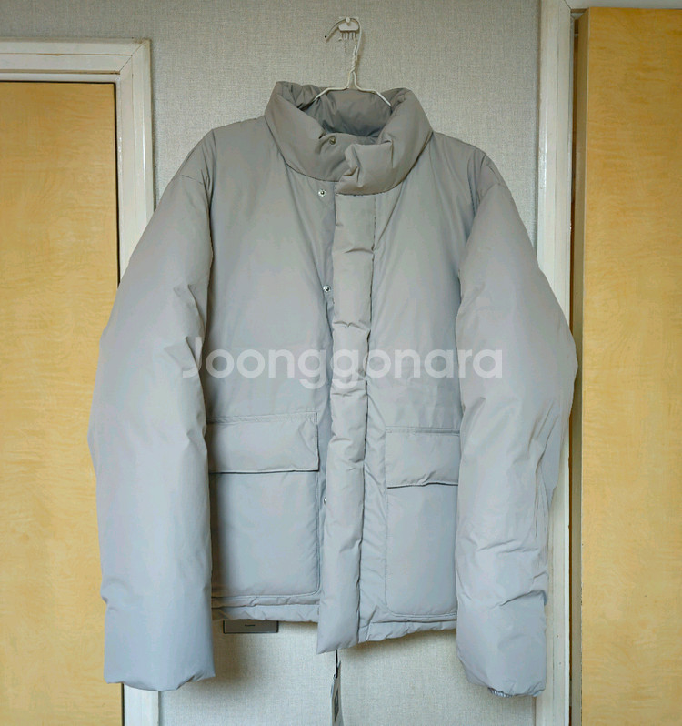 택달린새상품)18만원 마인드브릿지 그레이 덕다운 숏패딩 100 정해인 숏패딩 오리털 패딩 마라리 숏다운 점퍼 자켓--0