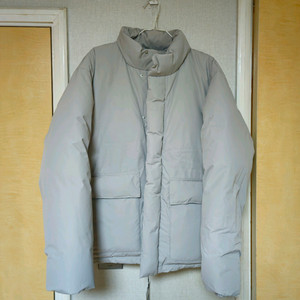 택달린새상품)18만원 마인드브릿지 그레이 덕다운 숏패딩 100 정해인 숏패딩 오리털 패딩 마라리 숏다운 점퍼 자켓