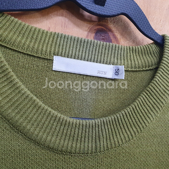 RUN 캐시미어 라운드넥 니트(100)--7