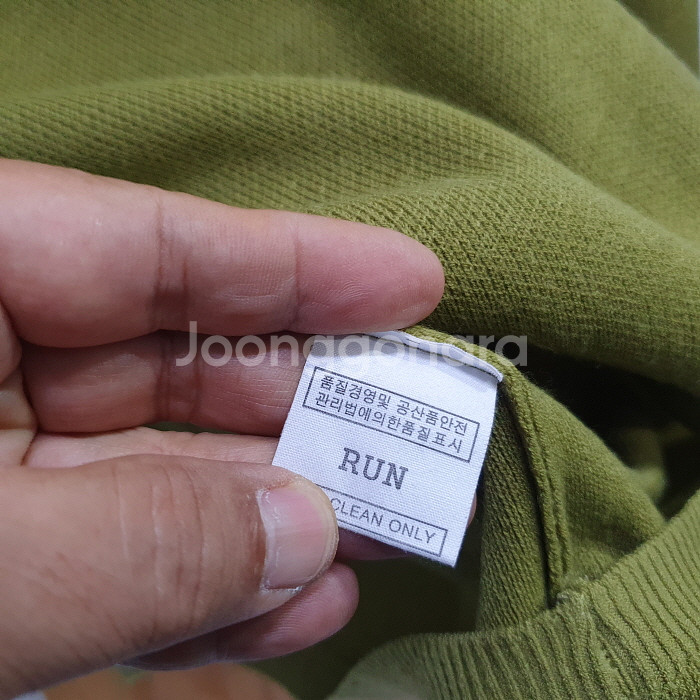 RUN 캐시미어 라운드넥 니트(100)--3