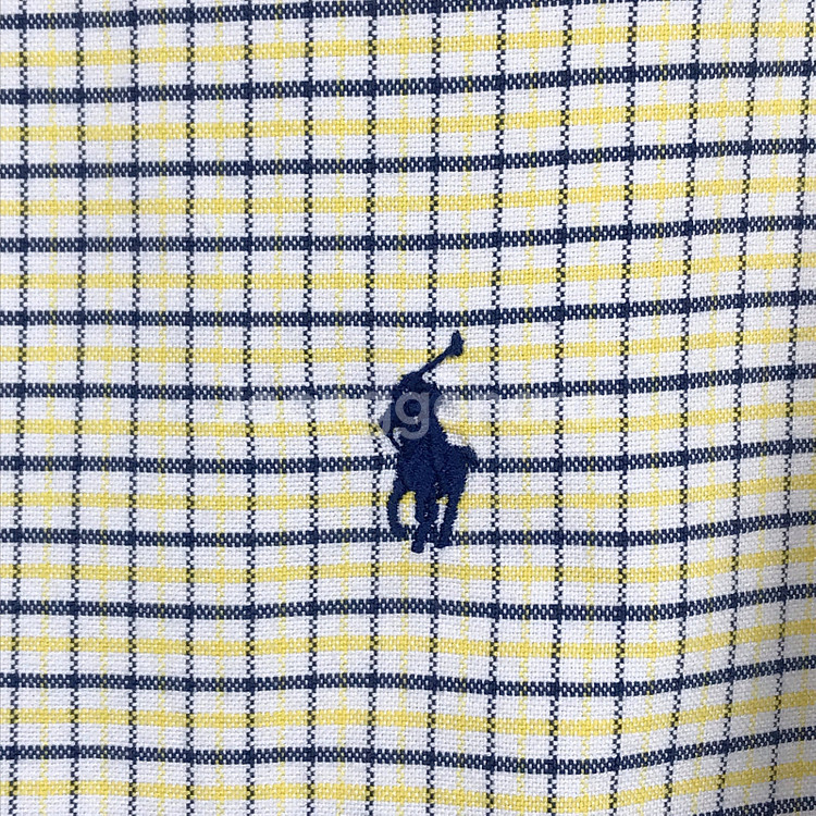 폴로 랄프로렌 옐로우 체크 셔츠 남방 남성L (100)--3