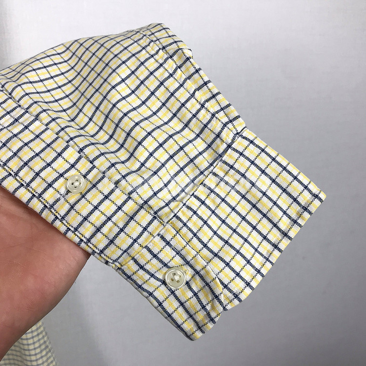 폴로 랄프로렌 옐로우 체크 셔츠 남방 남성L (100)--4