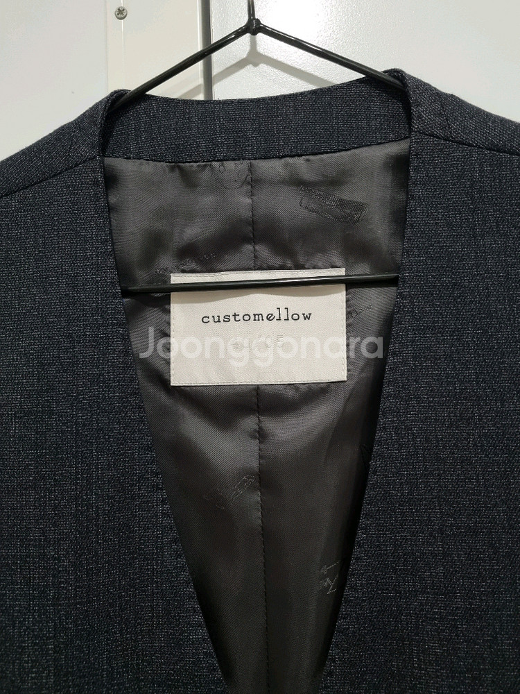남성 커스텀멜로우 정장 베스트 조끼--1