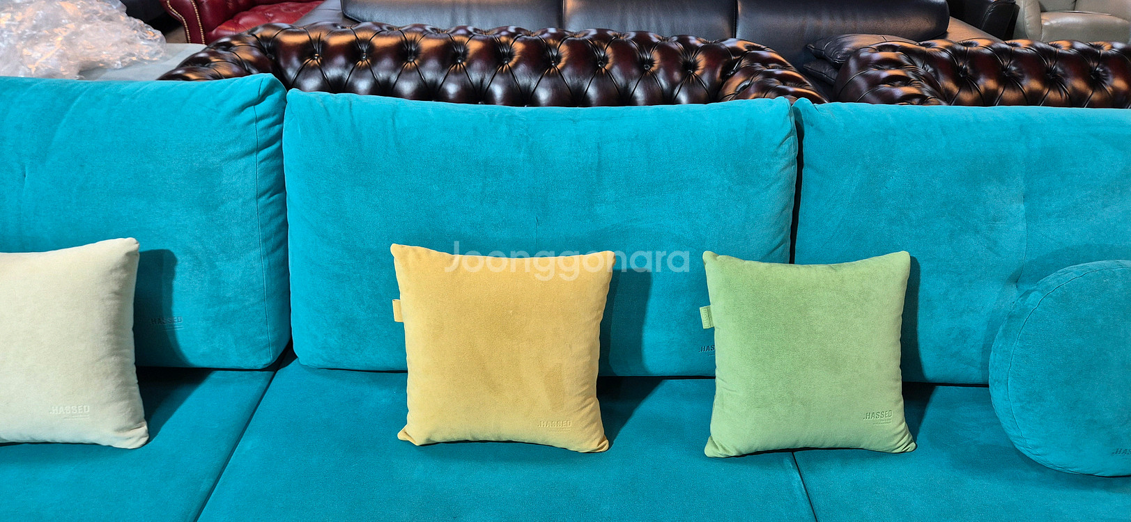 헷세드 플로리아 4인 일자형소파(드라이클리닝완료)--8