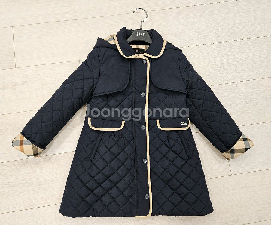 닥스키즈 후드 퀼팅 점퍼 130--0