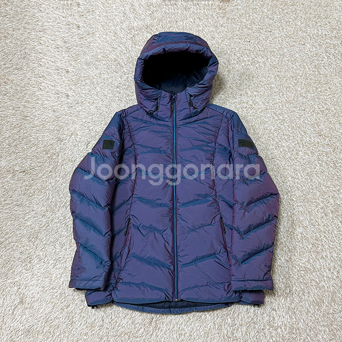 90) 노스페이스 우먼 후디 다운 패딩--0