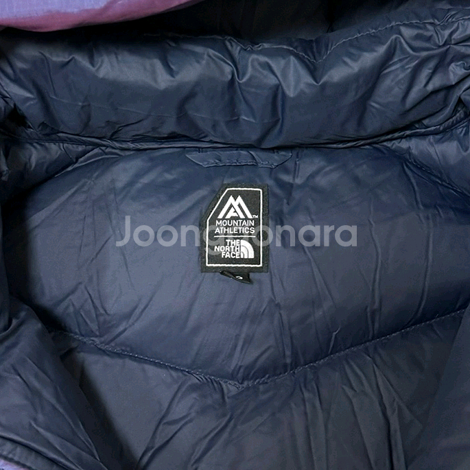 90) 노스페이스 우먼 후디 다운 패딩--2