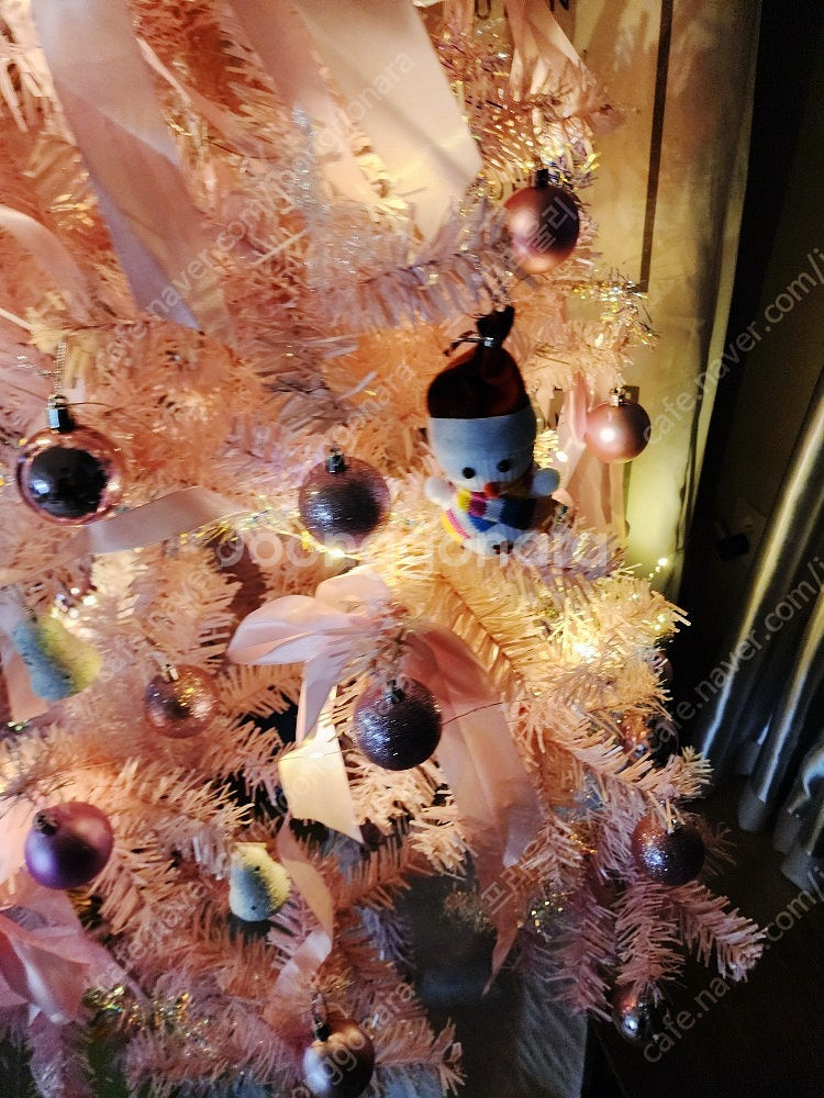 1.8M 핑크 크리스마스트리 팝니다(미개봉박스)--5