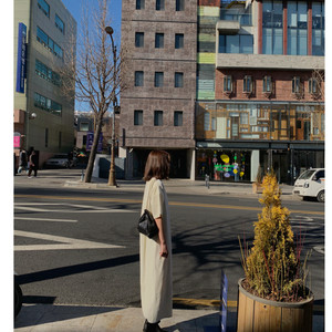 PROST J 극세사 아이보리 롱원피스 판매합니다.