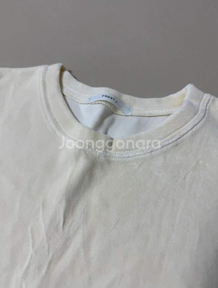 PROST J 극세사 아이보리 롱원피스 판매합니다.--3