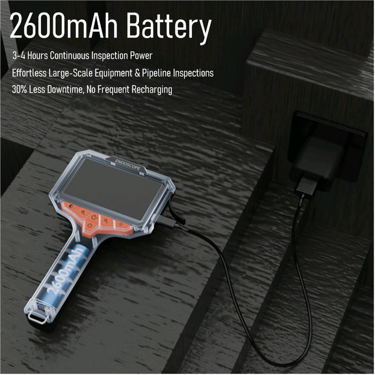 [새상품] 20M 산업용 내시경카메라 4.3인치 FHD 누수탐지 배관검사 천장검사 이미지