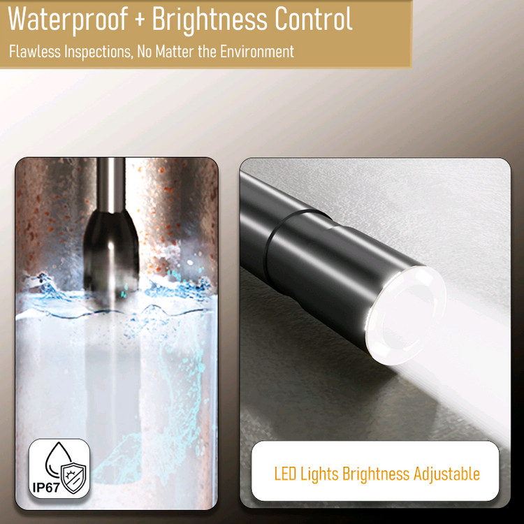 [새상품] 20M 산업용 내시경카메라 4.3인치 FHD 누수탐지 배관검사 천장검사 이미지