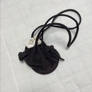 autt 복조리 스웨이드 숄더백 (미니)