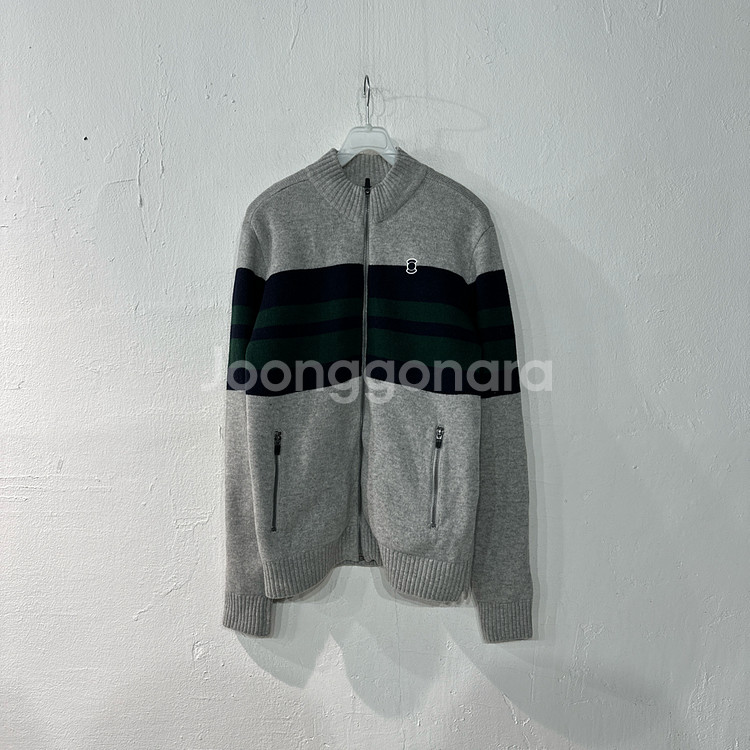 와이드앵글 방풍 니트집업 가디건 95--0