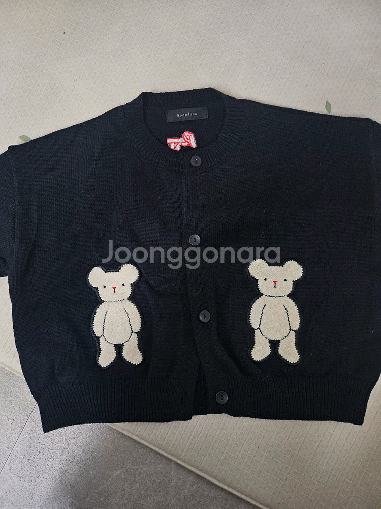 로아앤제인 테디니트가디건 110--0