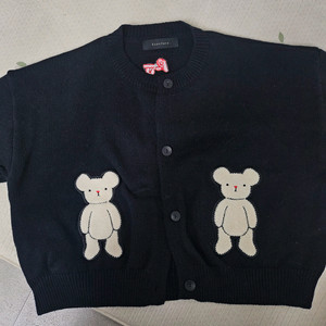 로아앤제인 테디니트가디건 110