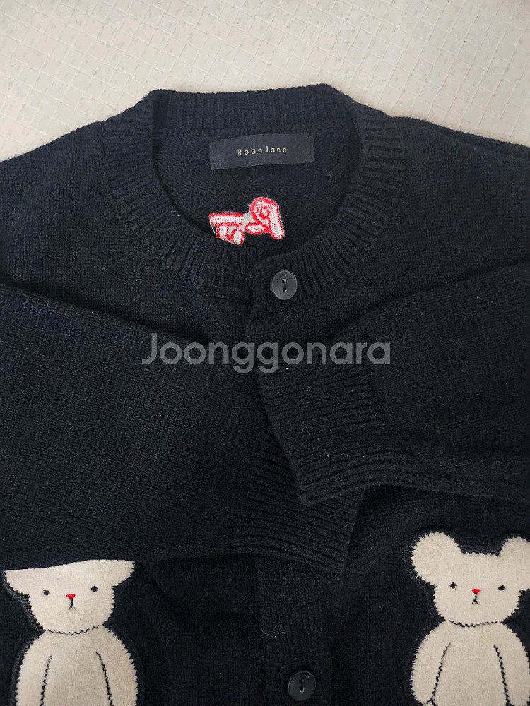 로아앤제인 테디니트가디건 110--2