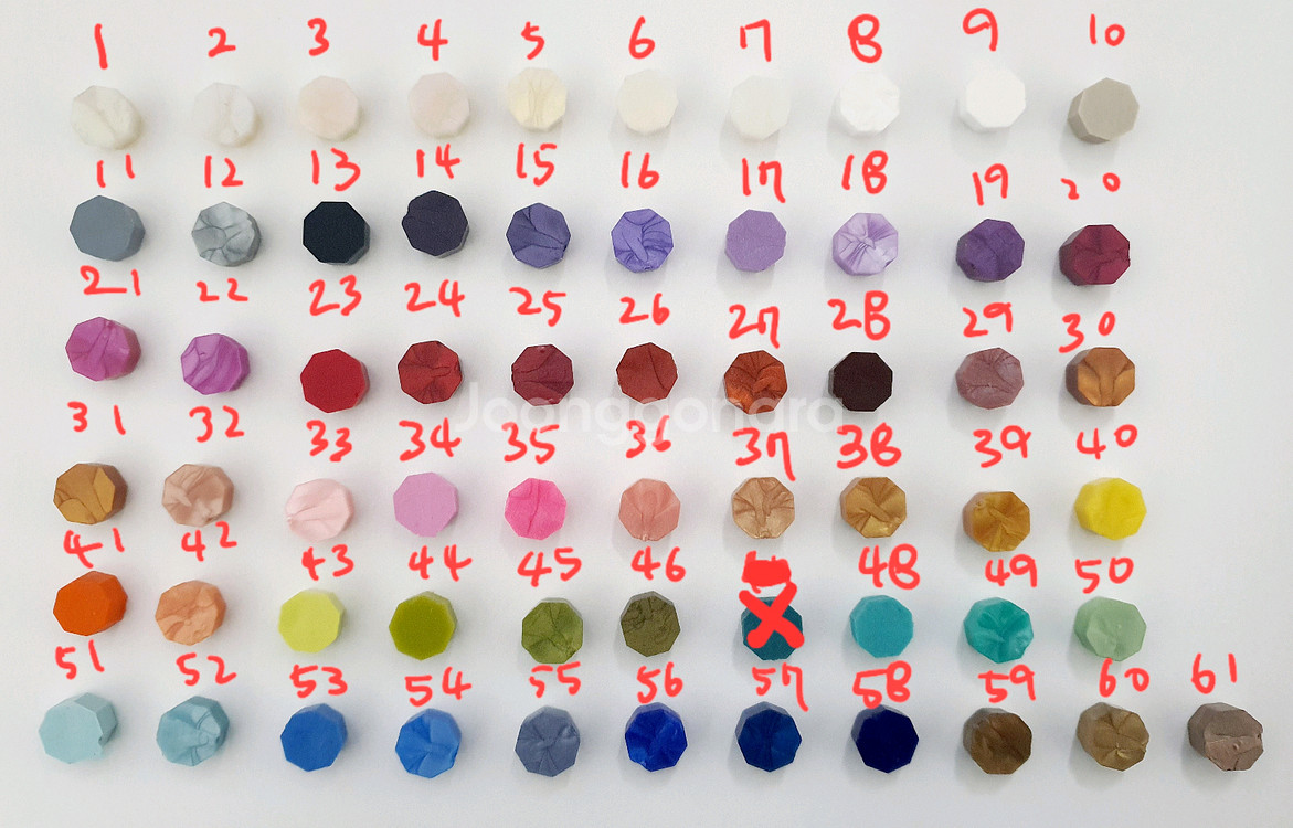 실링왁스 비즈왁스 씰링왁스--0