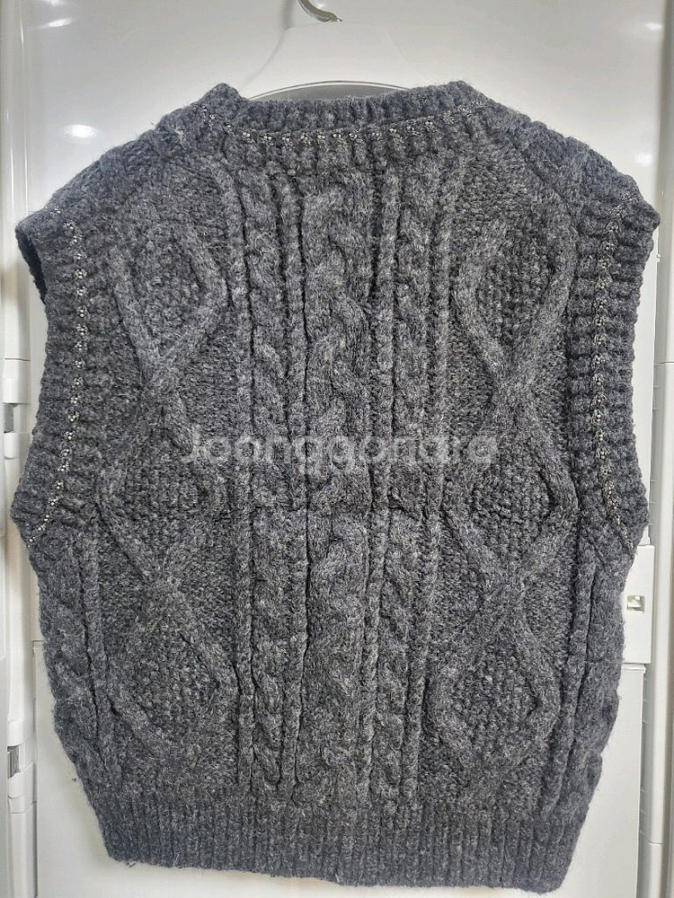 랑방 울블렌드 비딩 베스트--3