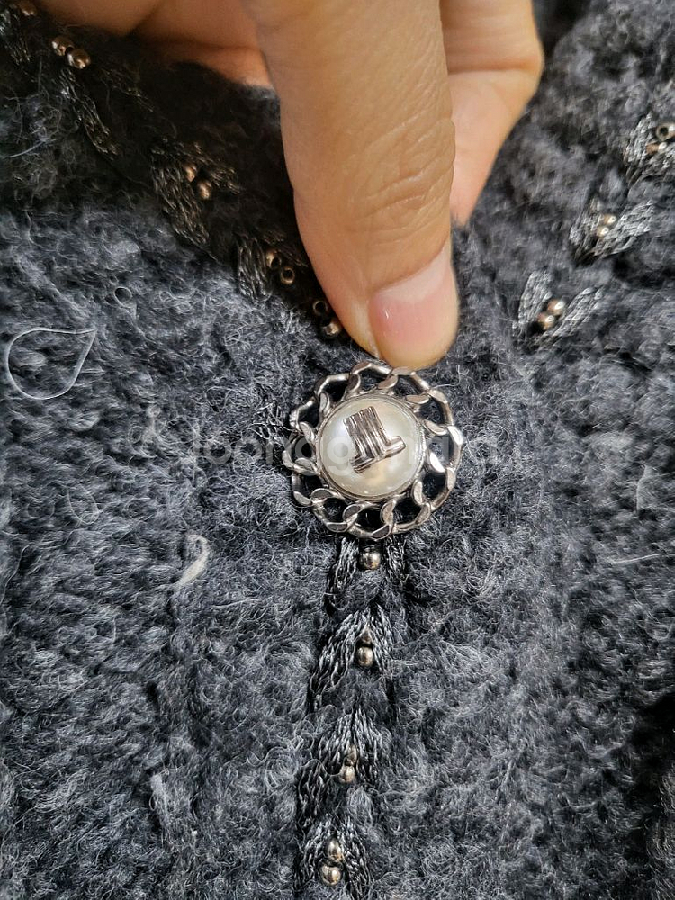 랑방 울블렌드 비딩 베스트--1