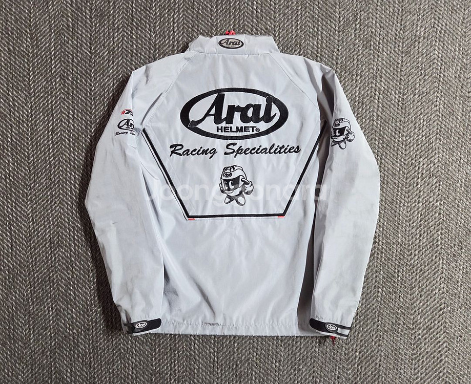 아라이 Arai 그레이 실버 구형 바람막이--2