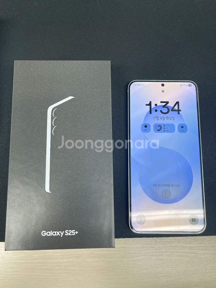 갤럭시 s25 + 플러스 512G 아이스블루 자급제--0