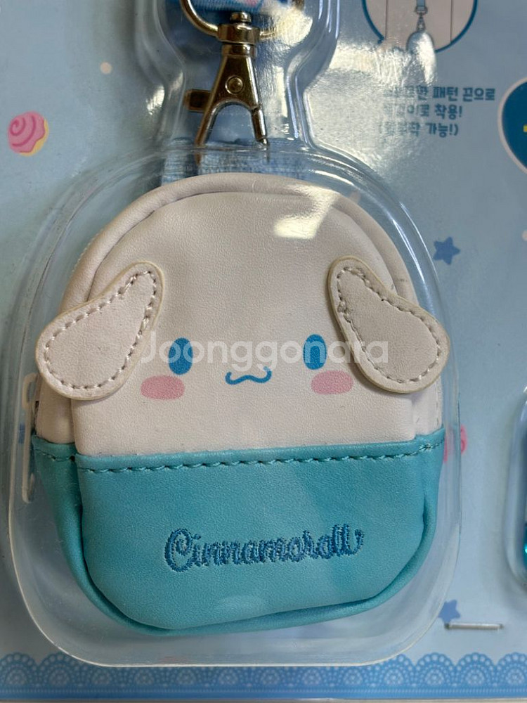 산리오 시나모롤 이어폰 목걸이 파우치 [정품 새상품]--1