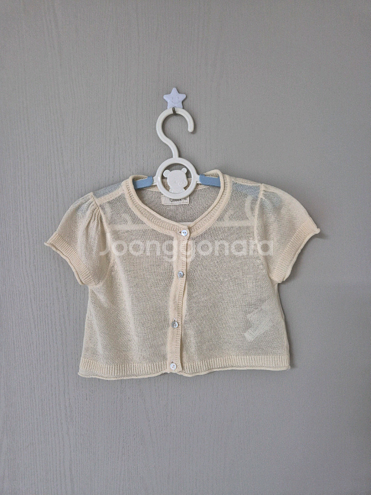 100)아기 니트 가디건--0