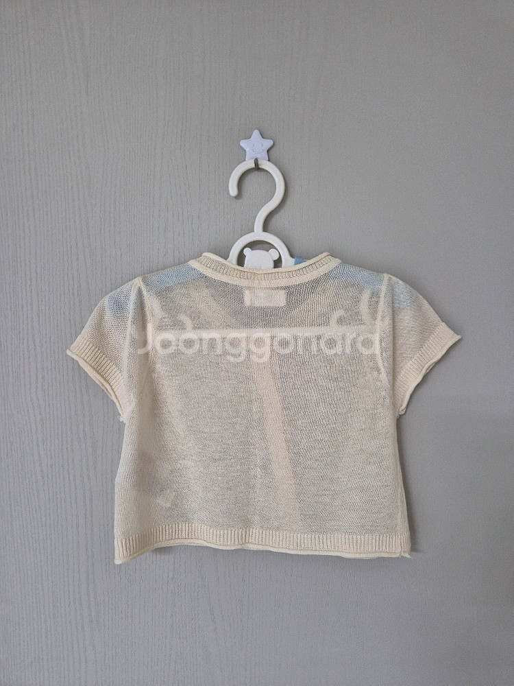 100)아기 니트 가디건--4