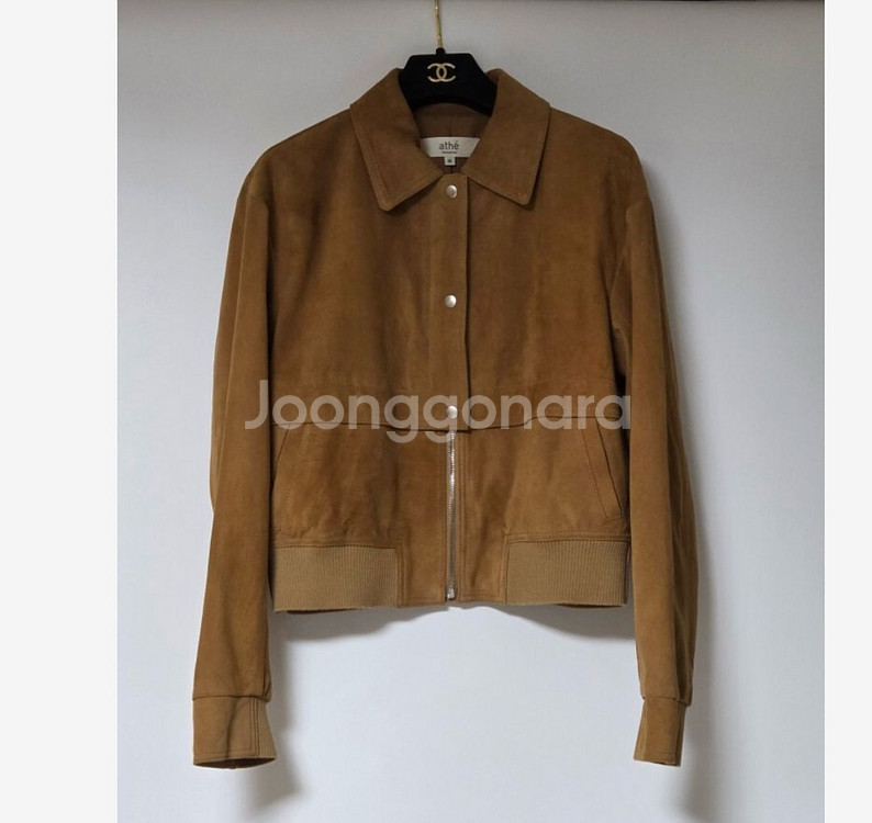 바네사브루노아떼 염소가죽 스웨이드 자켓 24ss--0