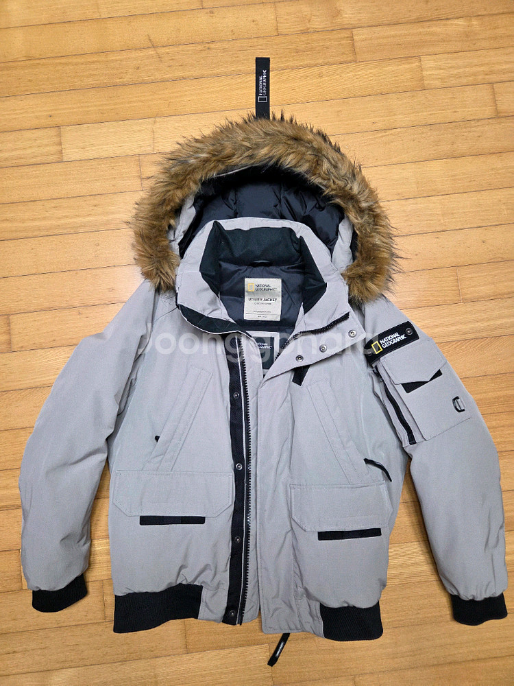 내셔널지오그래픽 패딩점퍼 L사이즈--0