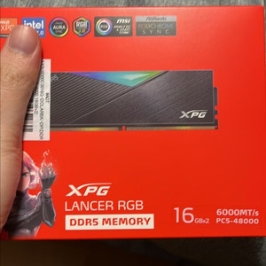 ADATA DDR5 6000 cl30 32GB(16x2) 미개봉 블랙 판매합니다