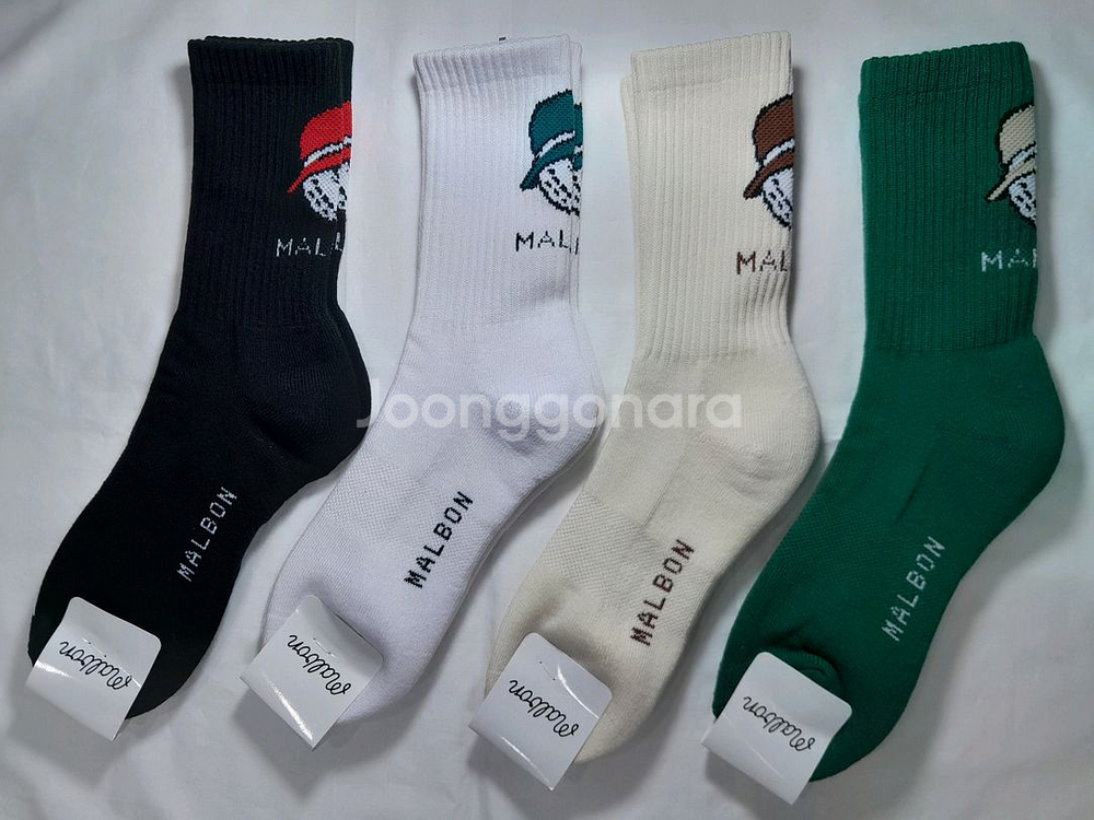 말본양말 10켤레 골프양말 이중바닥두툼 남녀공용--1