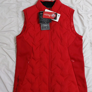 여성골프 구스다운베스트90사이즈 장미쉘바스키아 새상품