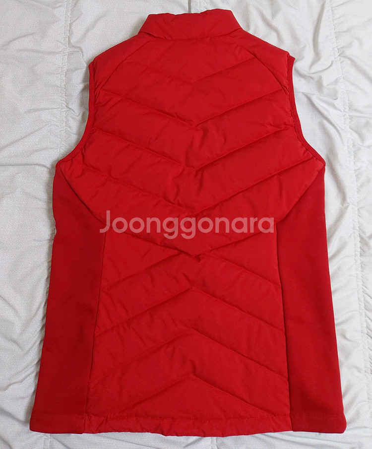 여성골프 구스다운베스트90사이즈 장미쉘바스키아 새상품--5