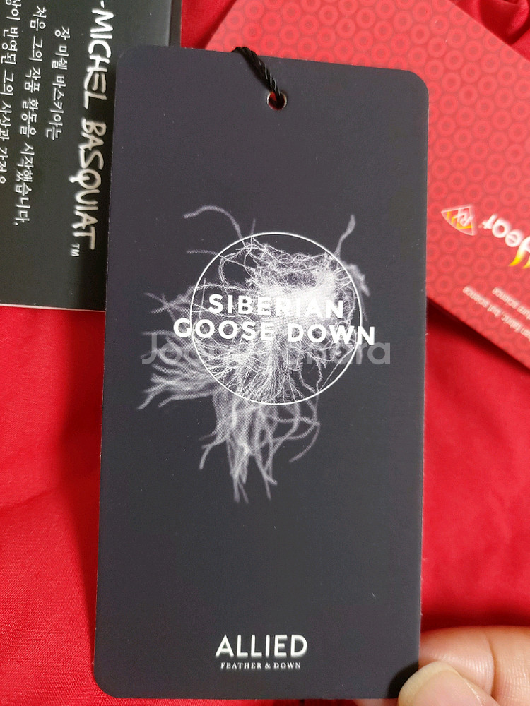 여성골프 구스다운베스트90사이즈 장미쉘바스키아 새상품--2