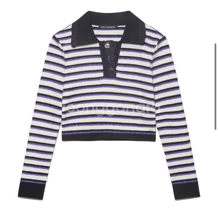 럭키슈에뜨 크롭 카라니트--1