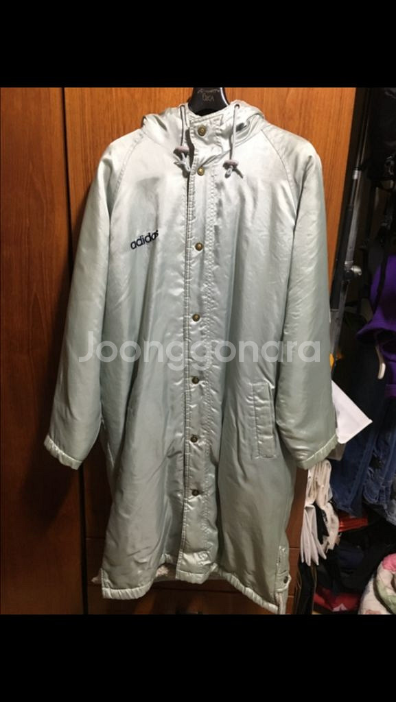 구제 빈티지 불꽃 아디다스 오리지널 후리스 롱패딩 100--0