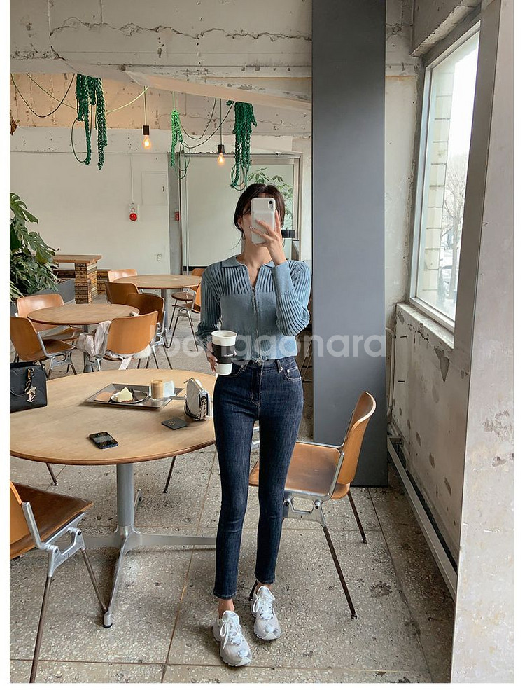 HAWA MADE 오리지날 논페이드 생지 데님 숏 m (새상품)--5