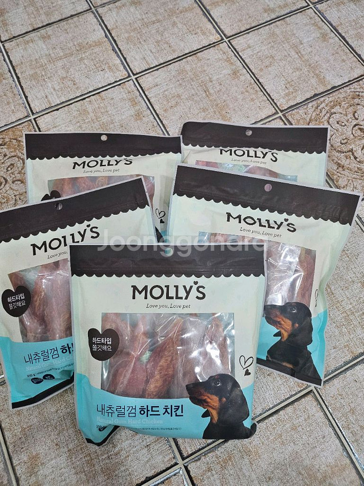 몰리스 하드치킨 강아지 간식 5개--0