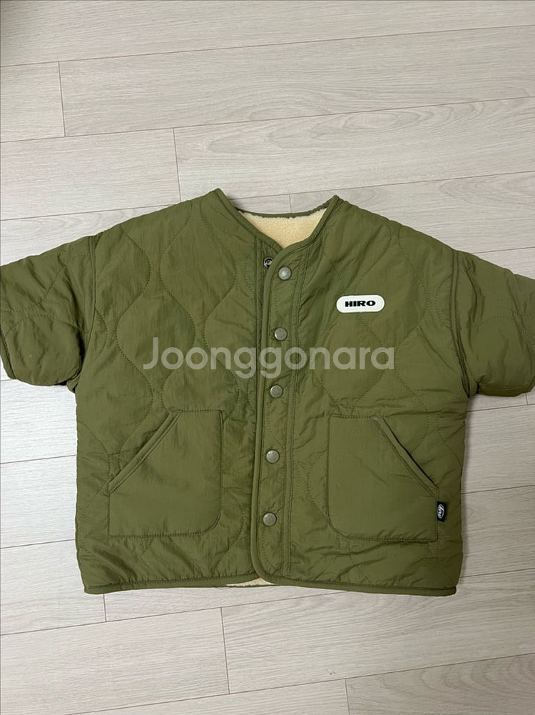 히로 리버서블 덤블 반팔 재킷 110--0