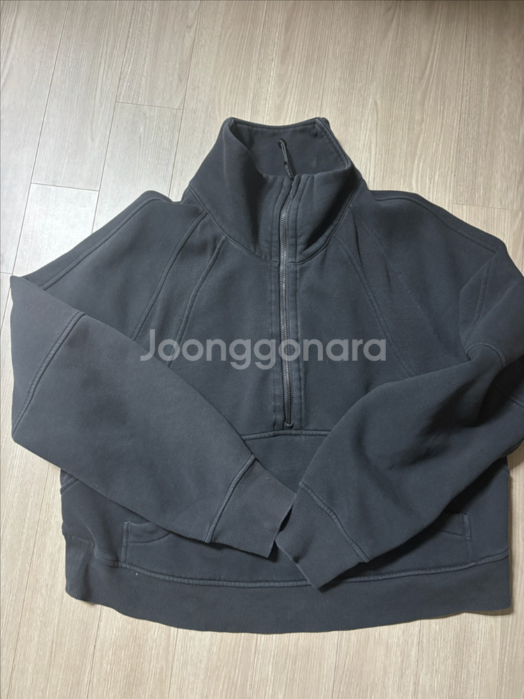 룰루레몬 스쿠바 퍼넬넥 블랙 m/l--0