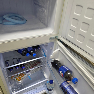 쿠잉 레트로 115L 2도어 냉장고