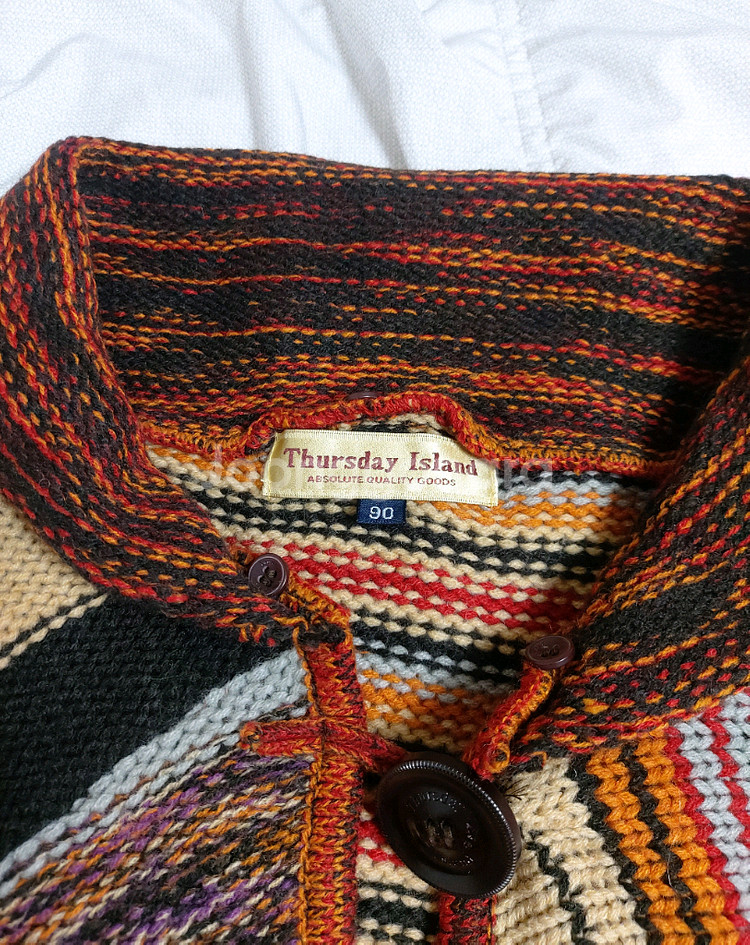 써스데이아일랜드 숄판초 망토--3