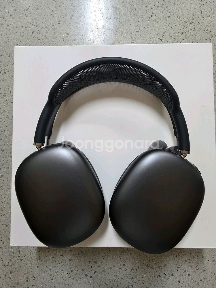 애플 에어팟 맥스 스페이스 그레이 라이트닝 풀세트--1