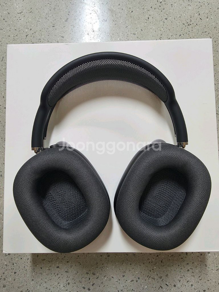 애플 에어팟 맥스 스페이스 그레이 라이트닝 풀세트--2