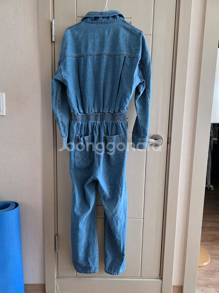 LAP 데님 점프수트--1