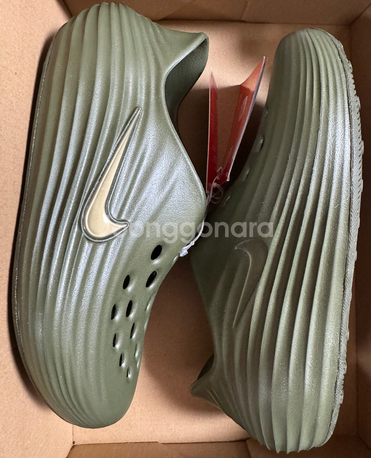 [250] 나이키 리액트X 리주버네이트 올리브--8